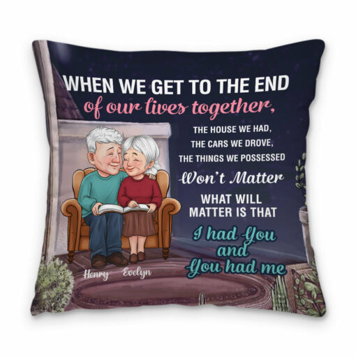 Personalized Couple The House We Had The Cars We Drove Pillow