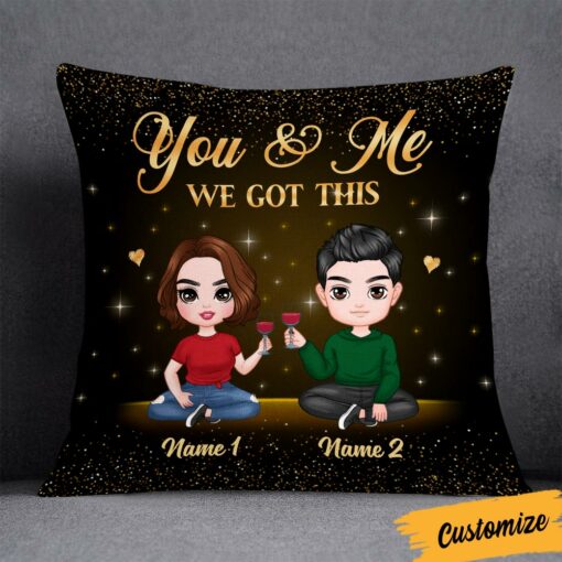 Personalized Couple We Got This Pillow