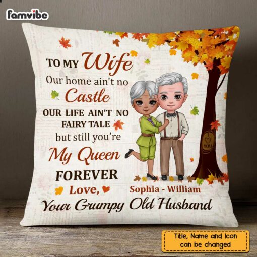 Personalized Couple Wife Pillow