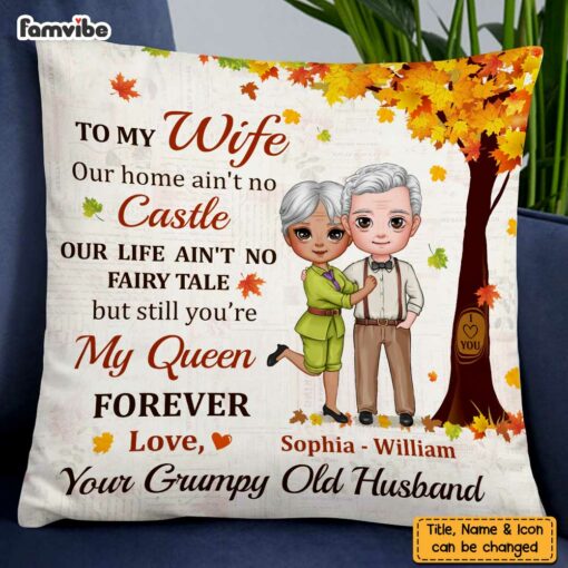 Personalized Couple Wife Pillow