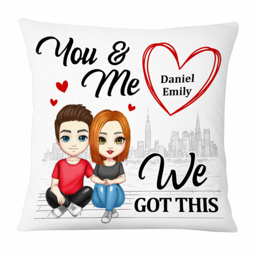 Personalized Couple You And Me Pillow