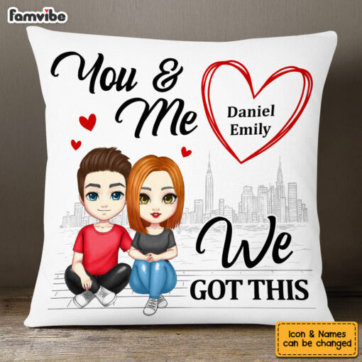 Personalized Couple You And Me Pillow