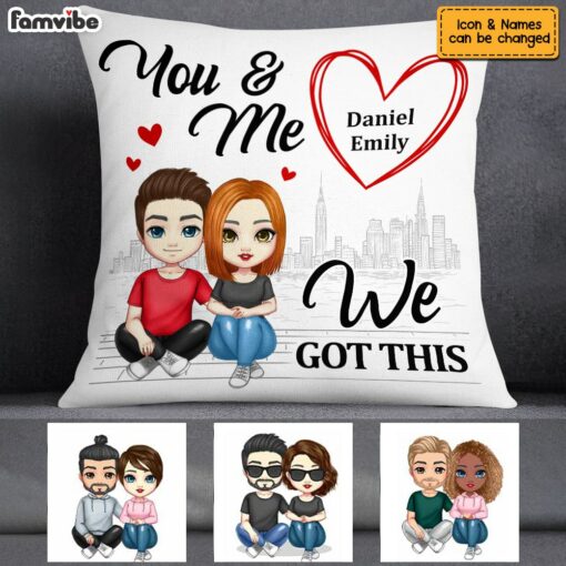 Personalized Couple You And Me Pillow