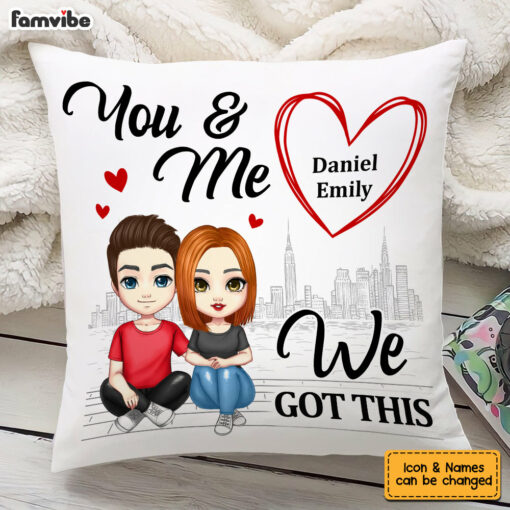 Personalized Couple You And Me Pillow