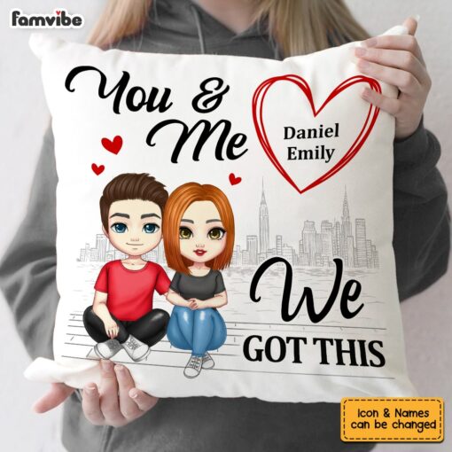 Personalized Couple You And Me Pillow