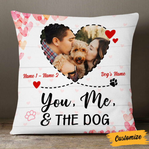 Personalized Couple You Me Photo Pillow