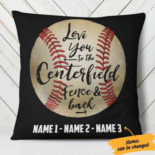 Personalized Dad Baseball  Pillow