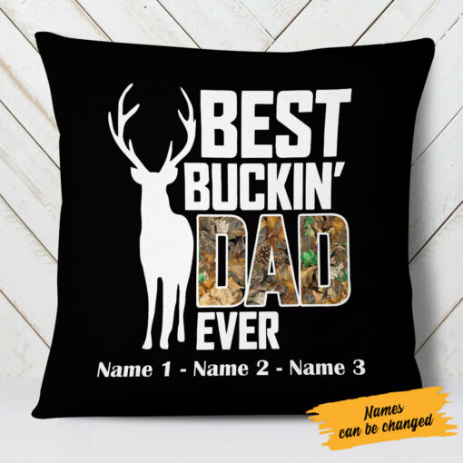 Personalized Dad Grandpa Hunting Pillow