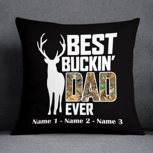 Personalized Dad Grandpa Hunting Pillow