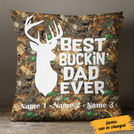 Personalized Dad Hunting  Pillow