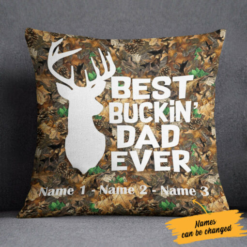 Personalized Dad Hunting  Pillow