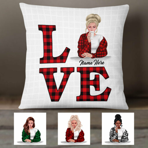 Personalized Daughter Love Christmas Pillow