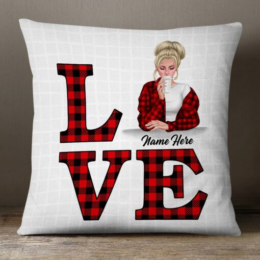 Personalized Daughter Love Christmas Pillow