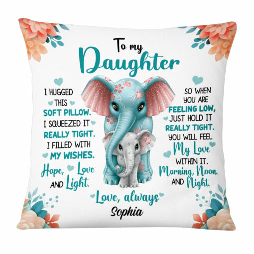 Personalized Daughter Pillow