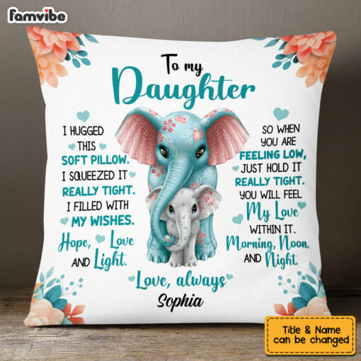 Personalized Daughter Pillow