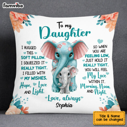 Personalized Daughter Pillow