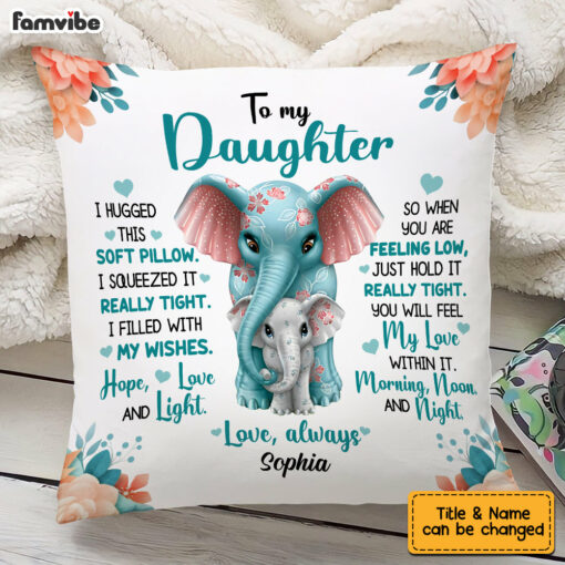 Personalized Daughter Pillow