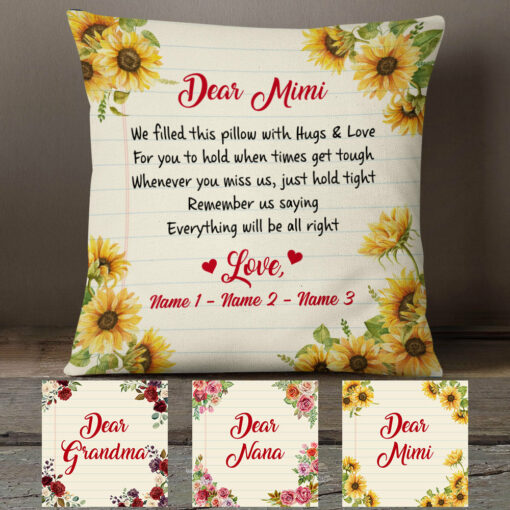 Personalized Dear Grandma Pillow