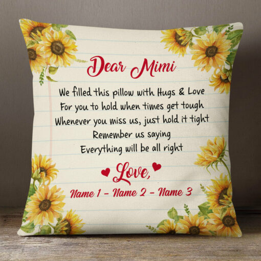 Personalized Dear Grandma Pillow