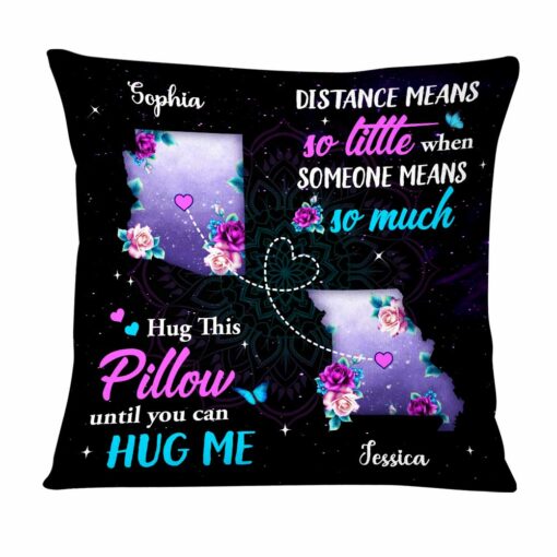 Personalized Distance Means So Little Long Distance Pillow