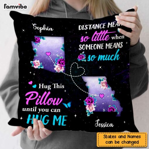 Personalized Distance Means So Little Long Distance Pillow