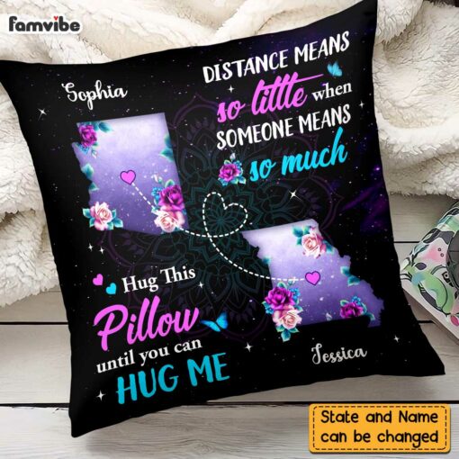 Personalized Distance Means So Little Long Distance Pillow