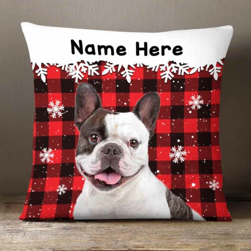 Personalized Dog Cat Christmas Pillow