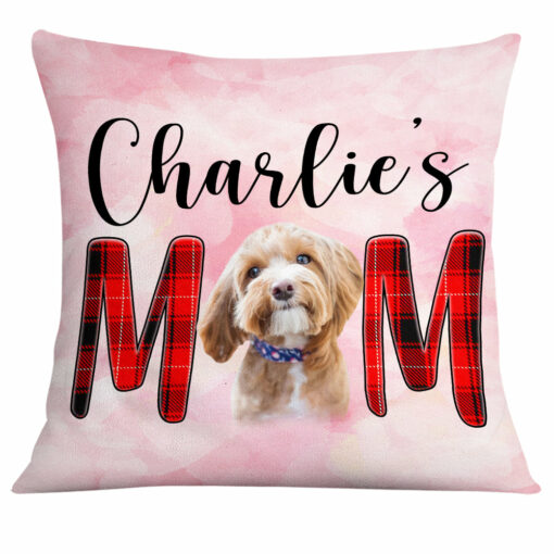 Personalized Dog Cat Mom Photo Pillow