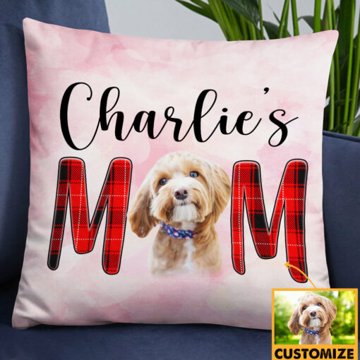 Personalized Dog Cat Mom Photo Pillow