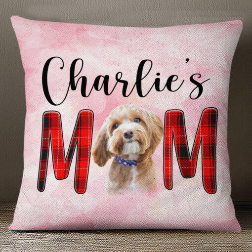 Personalized Dog Cat Mom Photo Pillow