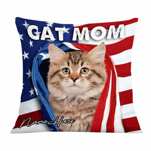 Personalized Dog Cat Mom Pillow