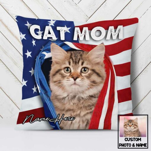 Personalized Dog Cat Mom Pillow