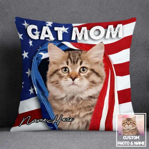 Personalized Dog Cat Mom Pillow