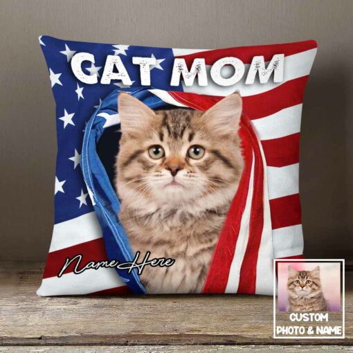 Personalized Dog Cat Mom Pillow