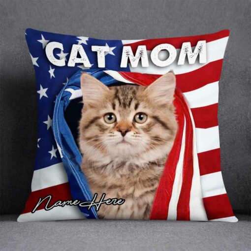 Personalized Dog Cat Mom Pillow