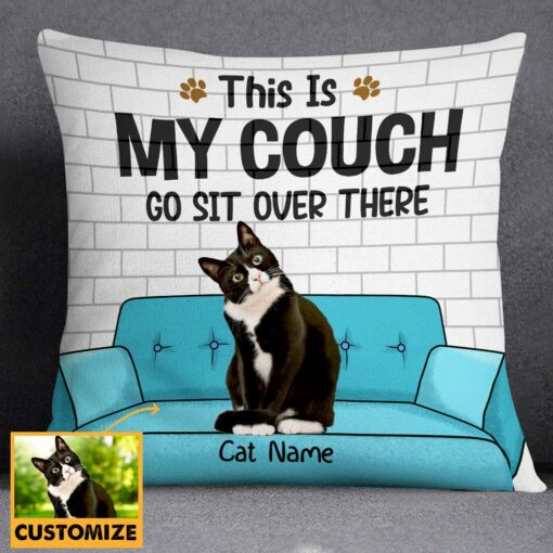 Personalized Dog Cat Photo Couch Pillow