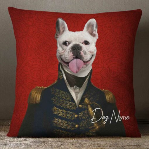 Personalized Dog Cat Photo Renaissance Pillow