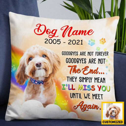 Personalized Dog Memo Photo Pillow