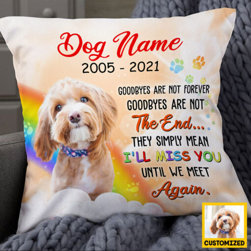 Personalized Dog Memo Photo Pillow