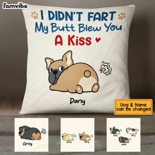 Personalized Dog Mom I Didn’t Fart Pillow