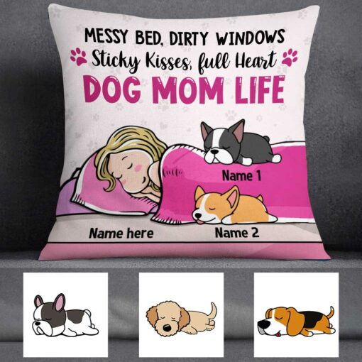 Personalized Dog Mom Pillow