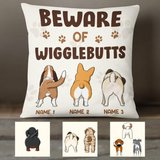 Personalized Dog Wiggle Pillow