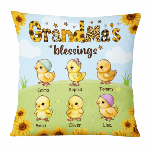 Personalized Easter Gift Nana’s Blessing Pillow