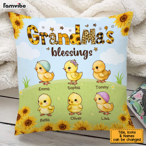 Personalized Easter Gift Nana’s Blessing Pillow