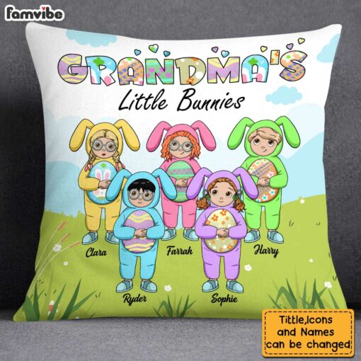 Personalized Easter Gift for Grandma Pillow