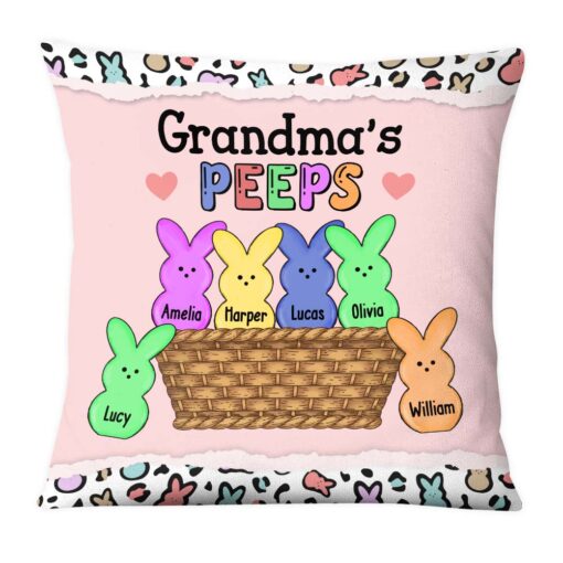 Personalized Easter Grandma’s Peeps Pillow