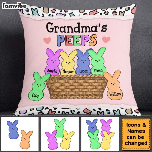 Personalized Easter Grandma’s Peeps Pillow