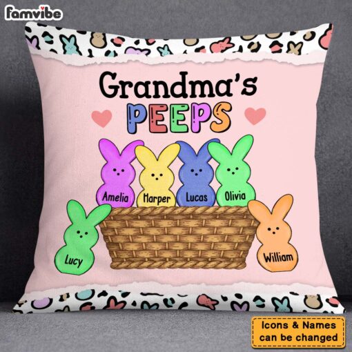 Personalized Easter Grandma’s Peeps Pillow