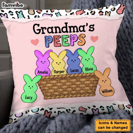 Personalized Easter Grandma’s Peeps Pillow