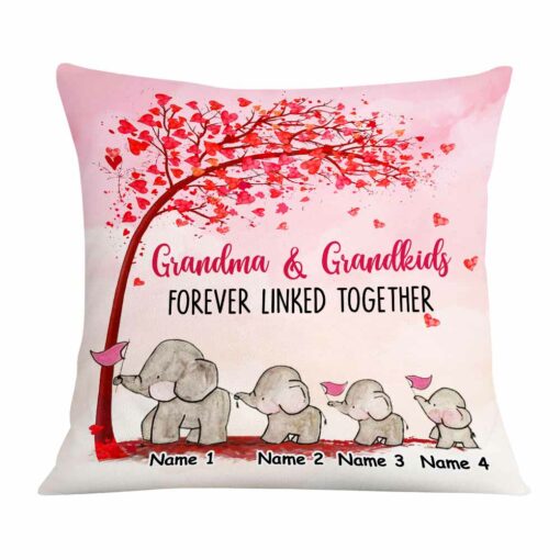 Personalized Elephant Grandma Pillow